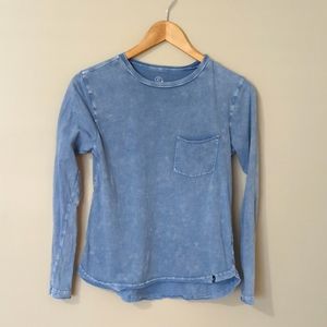Boys Distressed long sleeve tee Sz S (7/8)
